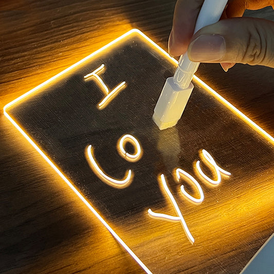 Note Board Night Light (With Pen)